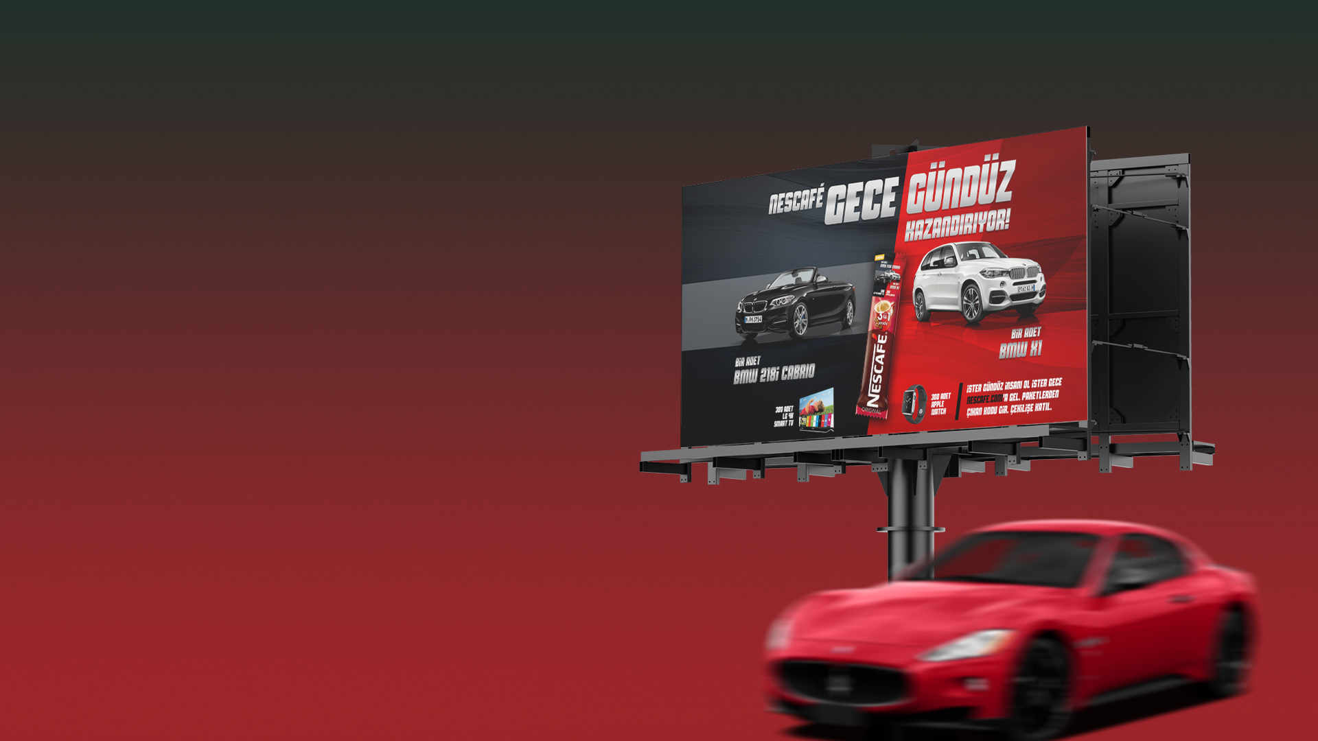 Nescafe Graphic Design, Outdoor Billboard Design